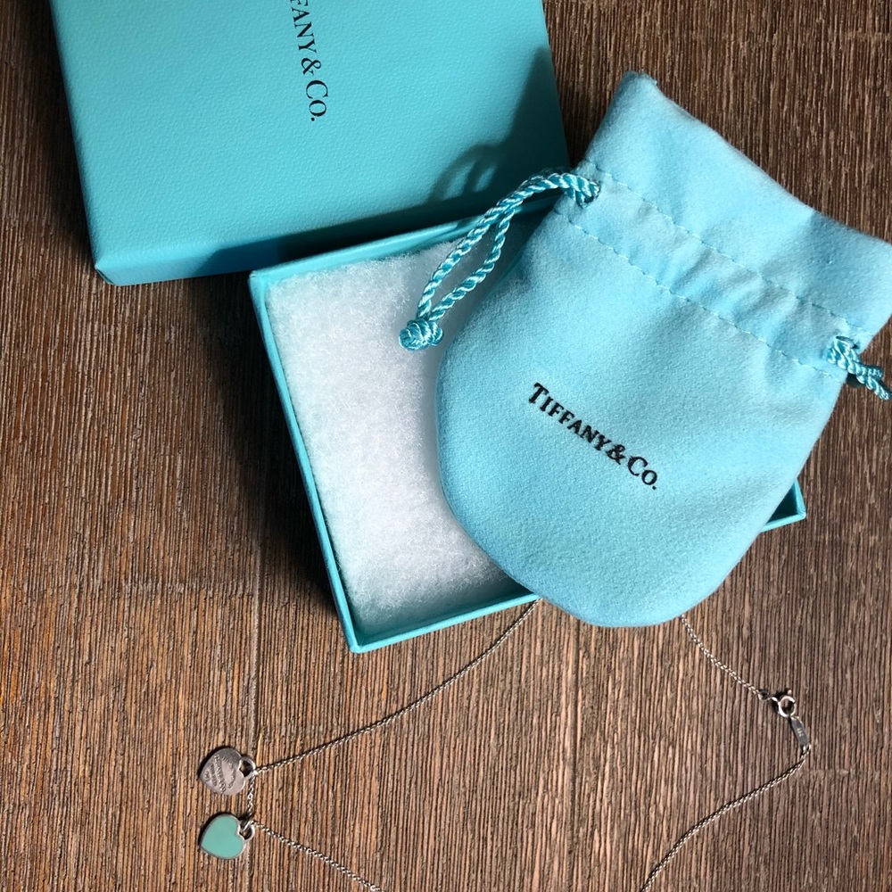 Tiffany Blue® Double Heart Necklace